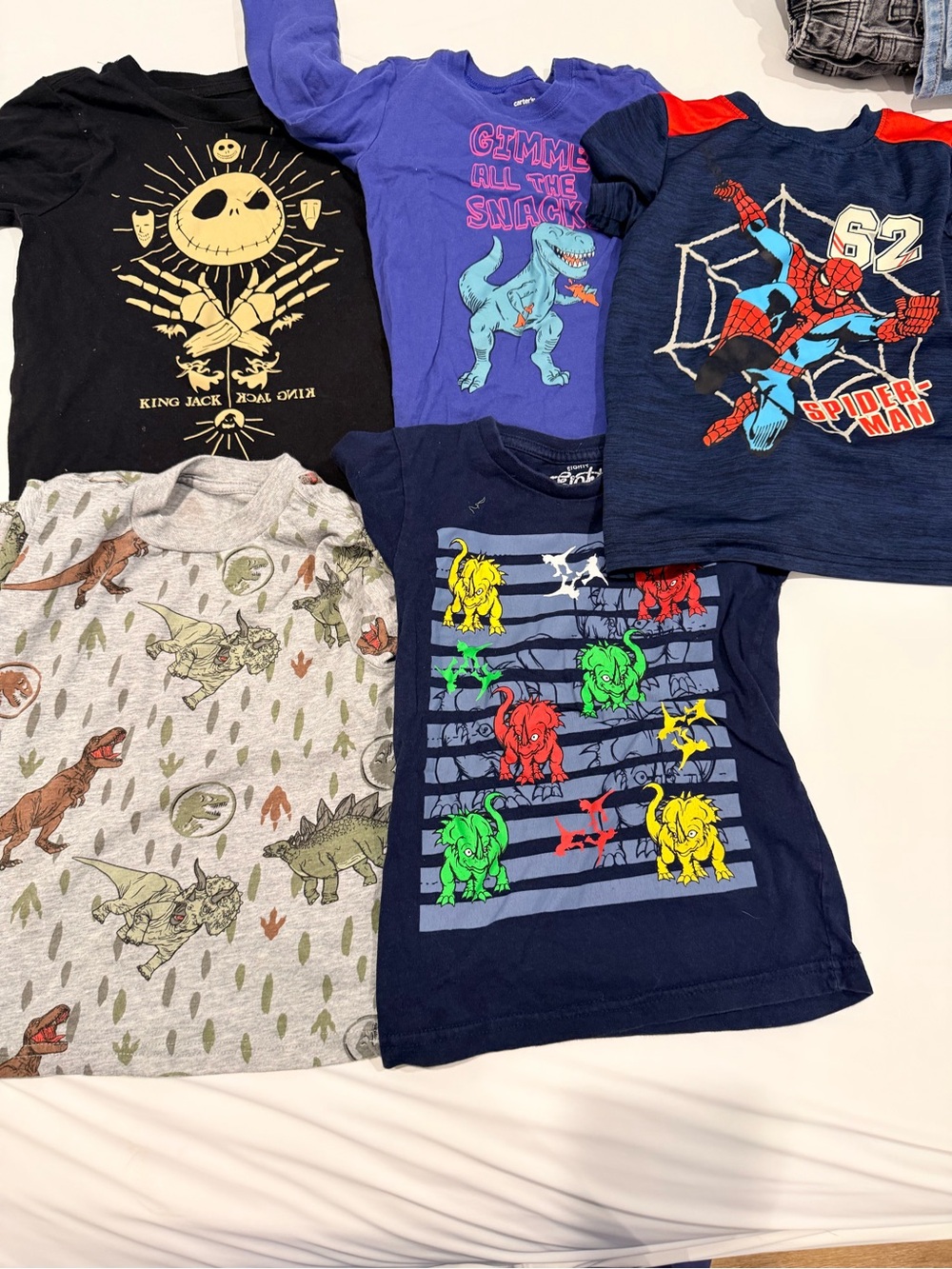 Spiderman Navy Short Sleeve Tee for Kids - Navy A9